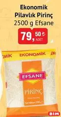 EFSANE EKONOMİK PİLAVLIK PİRİNÇ 2500 G EFSANE EKONOMİK PİLAVLIK PİRİNÇ 2500 G